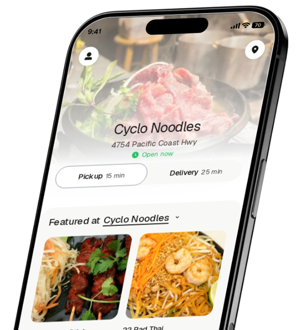 Cyclo Noodles app preview