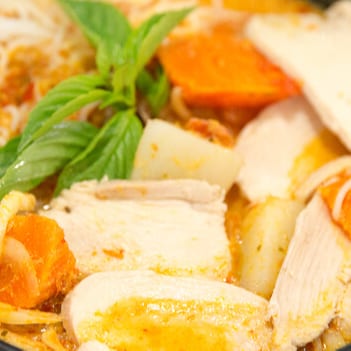 10. Chicken Curry Vermicelli Noodle.