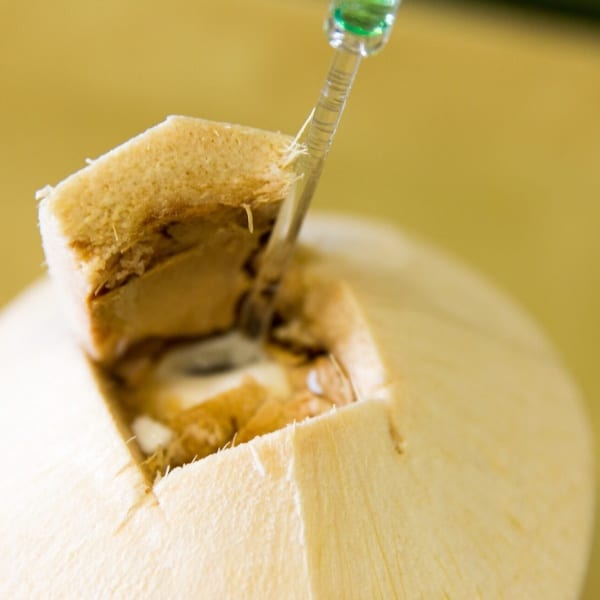 Fresh Young Coconut.