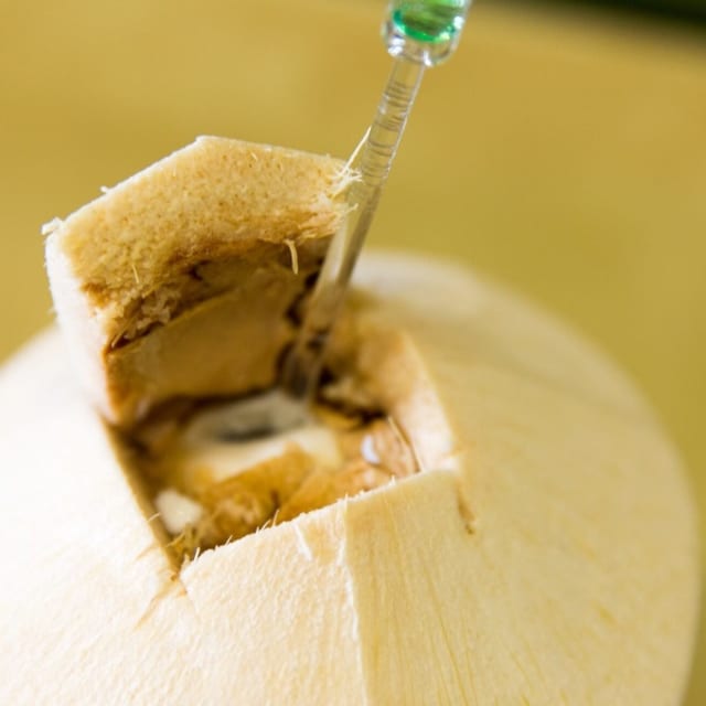 Fresh Young Coconut.