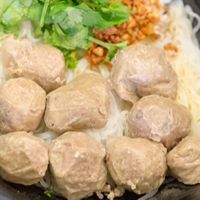 8. Beef Ball Noodle.
